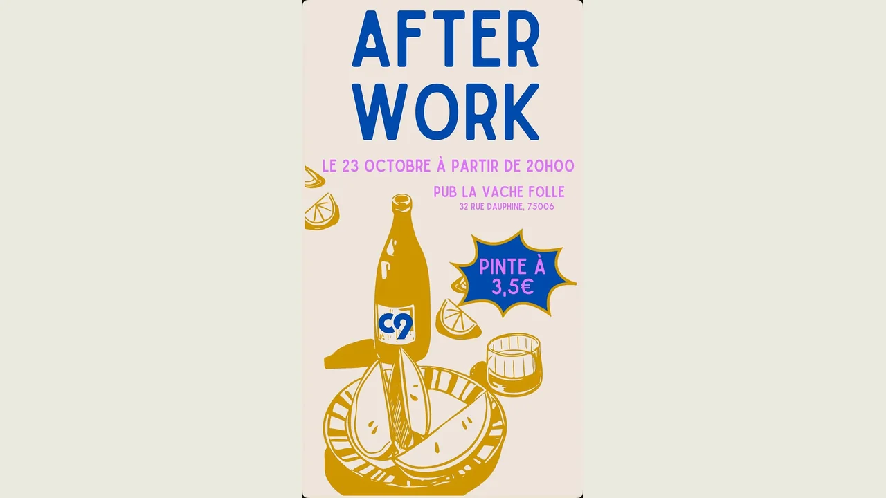 Affiche C9 de l'afterwork