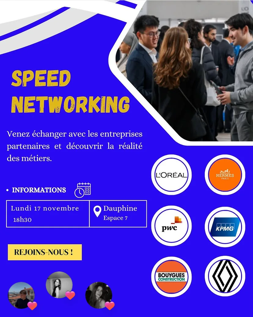 Affiche C9 du Speed Networking
