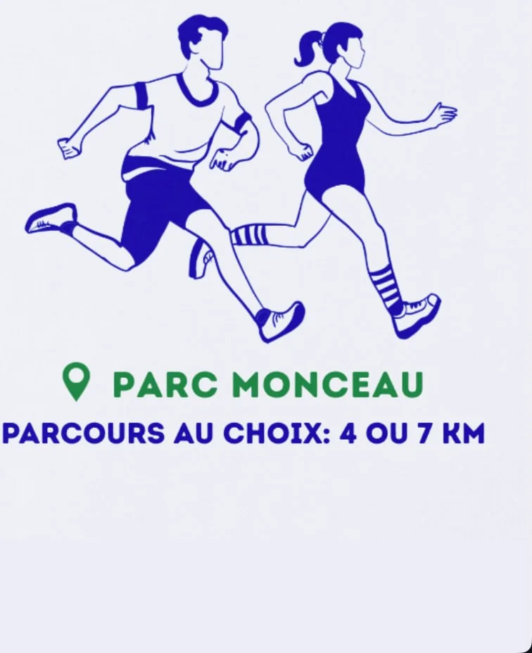 Affiche C9 du Sunday Running au Parc Monceau
