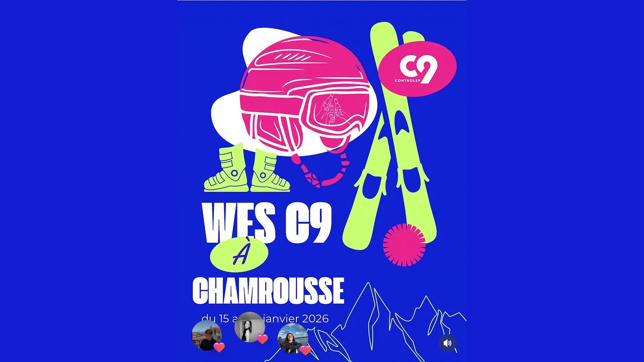 Affiche C9 du Week-end Ski à Chamrousse