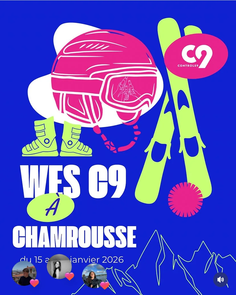 Affiche C9 du Week-end Ski à Chamrousse